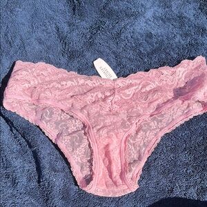Vintage Victoria’s Secret angels pink lace panty
